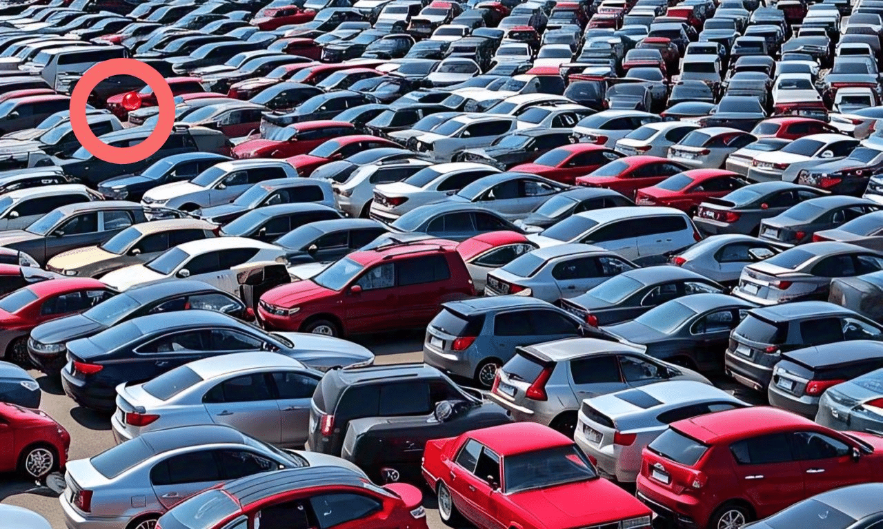 Môžete si všimnúť upútavku na mozog lopty? Otestujte svoj ostrý zrak a preukážte svoje vysoké IQ tým, že nájdite skrytú loptu medzi automobilmi za menej ako 7 sekúnd!